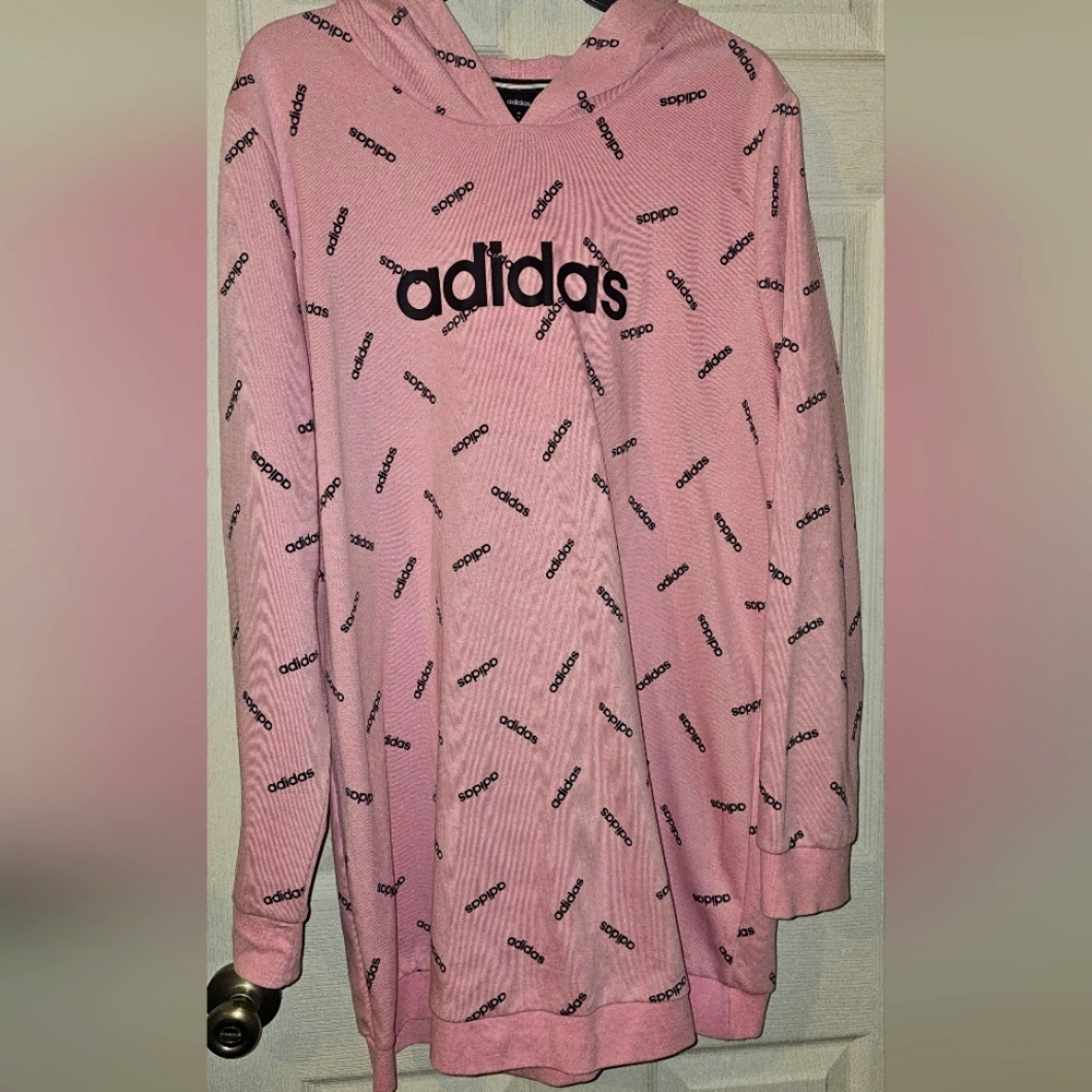 Adidas Pink Hoodie Dress
